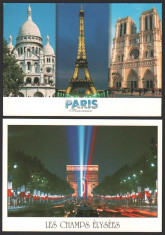 Lot 6 ilustrate , PARIS, necirculate foto