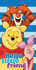 Prosop de plaja Disney Winnie The Pooh 100% bumbac 70x140 cm foto