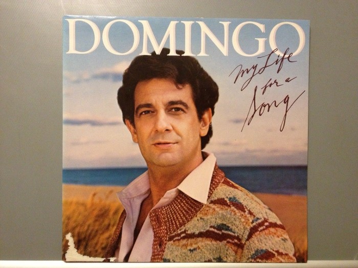 PLACIDO DOMINGO - MY LIFE FOR A SONG (1983/ CBS REC/ HOLLAND) - Vinil/Vinyl