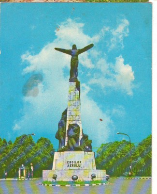 CPI (B6369) CARTE POSTALA - BUCURESTI. STATUIA AVIATORILOR foto