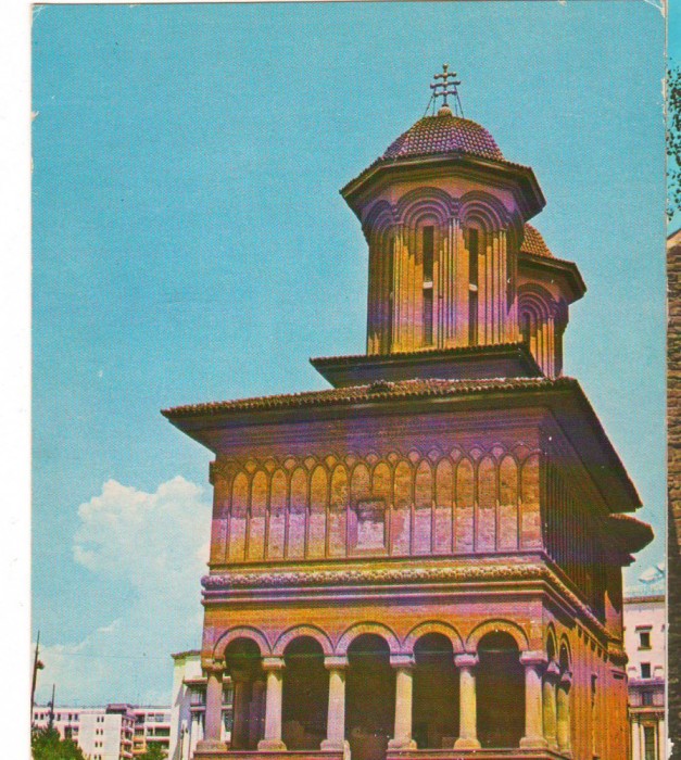 CPI (B6373) CARTE POSTALA - BUCURESTI. BISERICA CRETULESCU