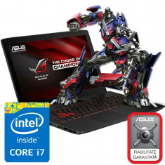 Laptop Asus Gaming 15.6 inch ROG GL552JX, FHD, Procesor Intel? Core i7-4720HQ 2.6GHz Haswell, 16GB, 2TB + 128GB SSD, GeForce GTX 950M 4GB, Black foto