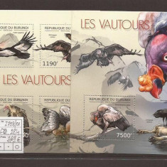 Burundi - vultures - 2798/01+bl.284