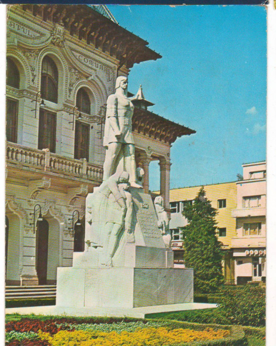 CPI (B6345) CARTE POSTALA - BUZAU. MONUMENTUL RASCOALEI TARANILOR DIN 1907