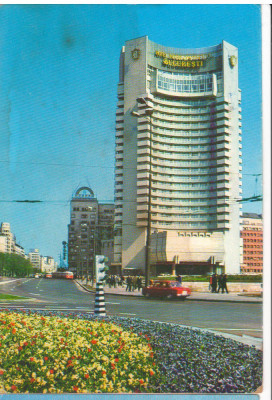 CPI (B6368) CARTE POSTALA - BUCURESTI. HOTEL INTERCONTINENTAL, 1972 foto