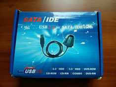 adaptor USB 2.0 to SATA/IDE cable foto