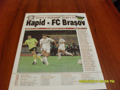 Program Rapid - F.C. Brasov foto