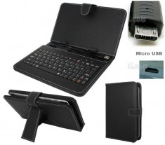 Husa tableta tastatura mufa MICRO USB 8 inch - COD 13 - foto