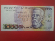 1000 CRUZADOS BRAZILIA-UNC foto