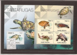 Guinea - Bissau - turtles - 5892/5+bl.1041, Africa, Natura