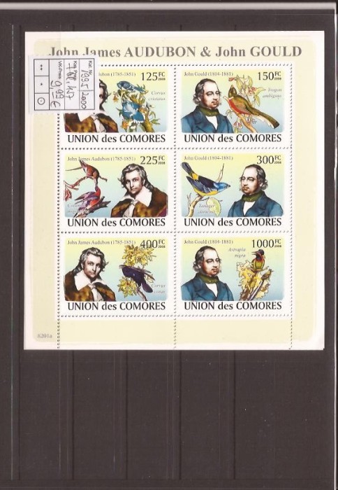 Comores - pasari 1995/2000+bl.457