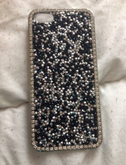 Huse iPhone 5/5s cu diamante, sclipici si glitter, f elegante foto