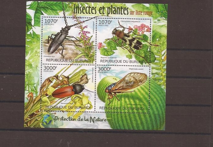 Burundi - insekte 2535/8+bl.231