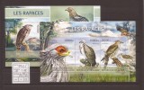 Guinea - pasari 9733/5+bl.2208