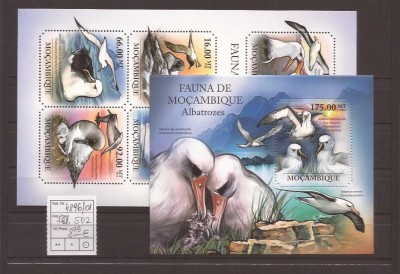 Mozambik - Albatroses 4896/01+bl.502 foto