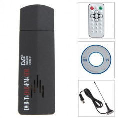 TV Tuner Extern Digital FM+DAB DVB-T RTL2832U+R820T Support SDR nou foto