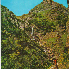 CPI (B6382) CARTE POSTALA - MUNTII BUCEGI. CASCADA DIN VALEA JEPILOR