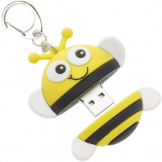 Memorie USB Trendz MyDoodle Characters Bee 8 GB galben foto