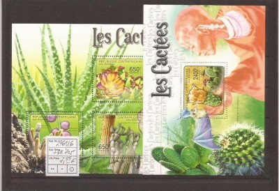 Zentralafrika Rep. - cactuse 2963/6+bl.705 foto