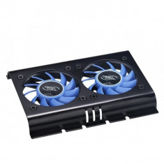 Cooler HDD 3.5&amp;quot; DeepCool Icedisk 2, metal, 2 ventilatoare 60mm foto