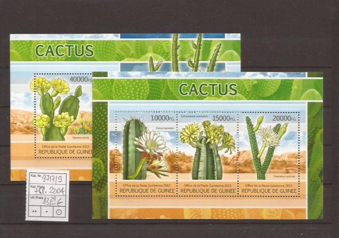 Guinea - cactuse 9717/9+bl.2204