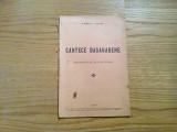 CANTECE BASARABENE - M. Barca, V. Popovici - 1939, 36 p., Alta editura