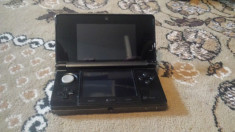 Nintendo 3DS Cosmo Black + incarcator foto