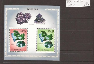 Guinea - Bissau - Minerale 4985/90+bl.862 foto