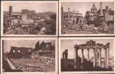 Lot 6 ilustrate vechi, Italia, Roma foto