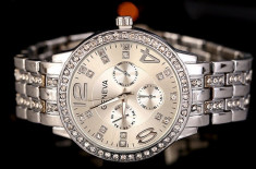 CEAS DAMA GENEVA CALIBER SILVER&amp;amp;DIAMONDS-COLECTIE 2016-SUPERB-CRISTALE-REDUCERE foto