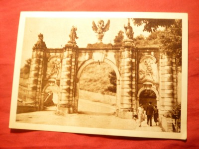 Ilustrata Alba-Iulia - Intrarea la Cetate , anii &amp;#039;50 foto