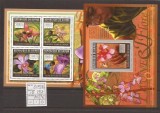 Guinea - orchidees 8279/82+bl.1937