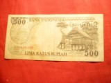 Bancnota 500 rupii Indonezia 1992 cal.medie-buna