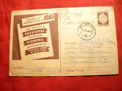 Carte Postala ilustrata - ADAS - anii &amp;#039;50 foto