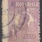 TIMBRE 128, ROMANIA, 1920/25; FERDINAND, 1 LEU, EROARE PERFORARE DEPLASATA.