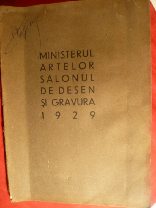 Salonul de Desen si Gravura 1929 -Ed. Ministerul Artelor