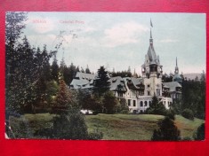 AKVDE 3 - Carte postala - Vedere - Sinaia - Castelul Peles - circulatie Goarna