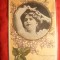 Ilustrata- Felicitare in relief - Medalion Femeie , inc.sec.XX