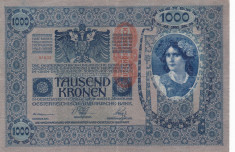 AUSTRIA 1.000 kronen 1902 VF+++!!! foto