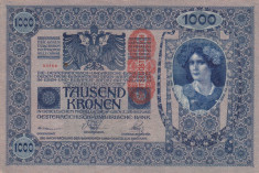AUSTRIA 1.000 kronen 1902 VF+++!!! foto