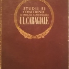 Studii si conferinte cu prilejul centenarului I. L. Caragiale, 1952