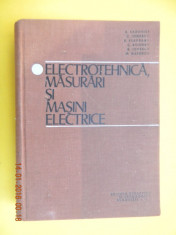 ELECTROTEHNICA MASURARI SI MASINI ELECTRICE Barbu Radovici foto