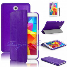 Husa ultra slim ptr Samsung Galaxy Tab 4 7&amp;quot; T230/T231/T235 *PURPLE*+Folie+Pen foto