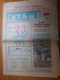 Ziarul fotbal 22 august 1968-etapa a 2-a a diviziei A la fotbal