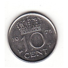 Olanda 10 centi 1975 - Juliana