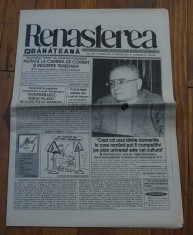 ziar - Renasterea banateana - nr 1232 / 16 martie 1994 / 16 pagini !!! foto