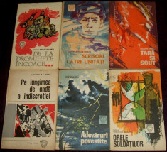 Lot 6 carti din colectia Biblioteca Ostasului, propaganda militara, Epoca de Aur foto