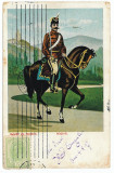 465 - Romanian ARMY, ROSIOR - old postcard - used - 1907, Circulata, Printata