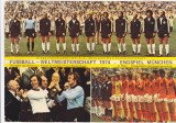 Foto echipa de fotbal - GERMANIA campioana mondiala 1974 (dimensiuni 21x15 cm)