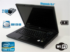 LAPTOP HP CORE2DUO NX7400 T5600 1,9 GHZ 2GB RAM 120 GB BATERIE OK GARANTIE foto